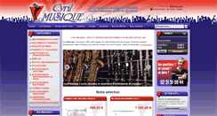 Desktop Screenshot of cyril-musique.com